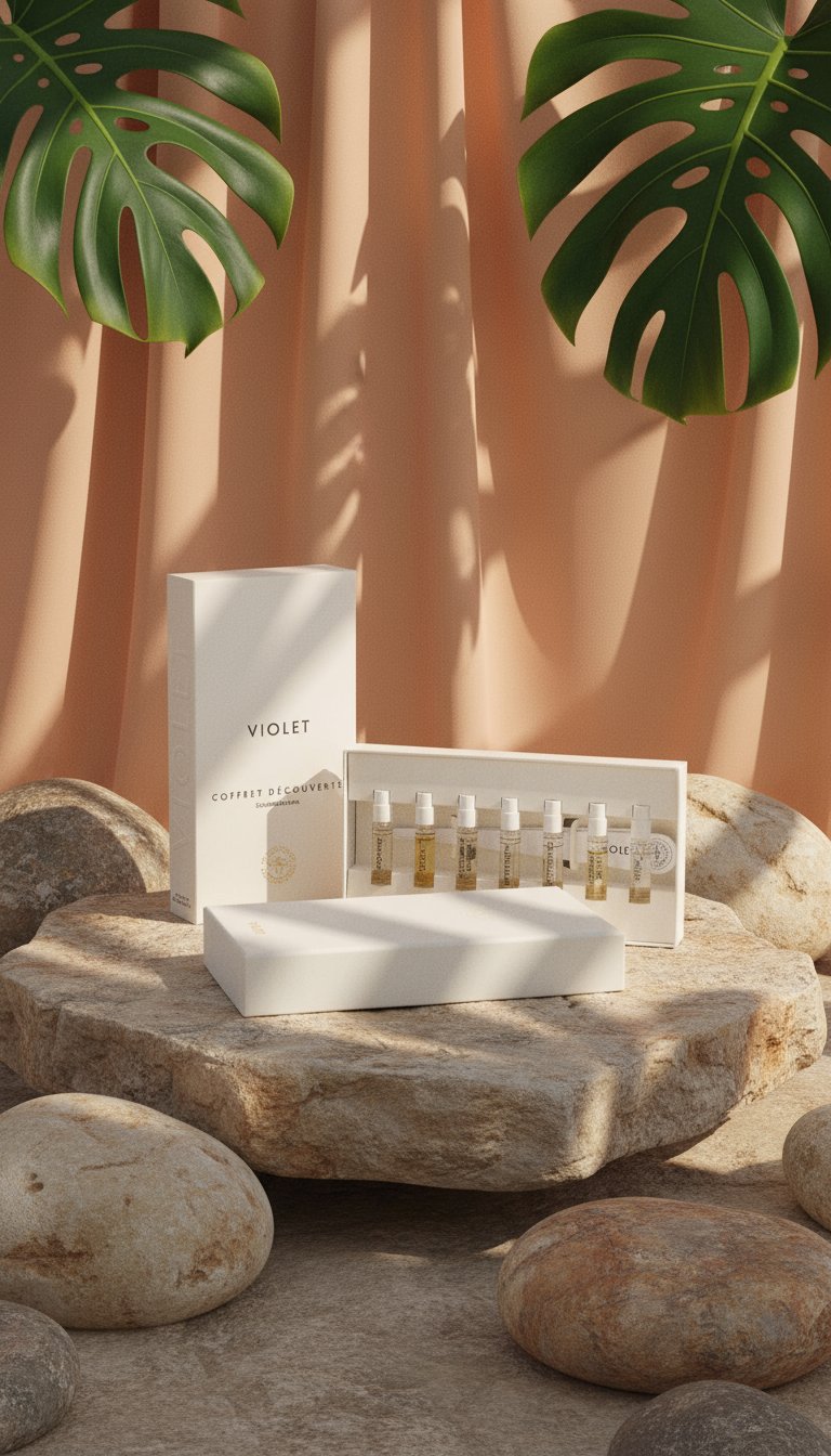 AI product shot of COFFRET DÉCOUVERTE