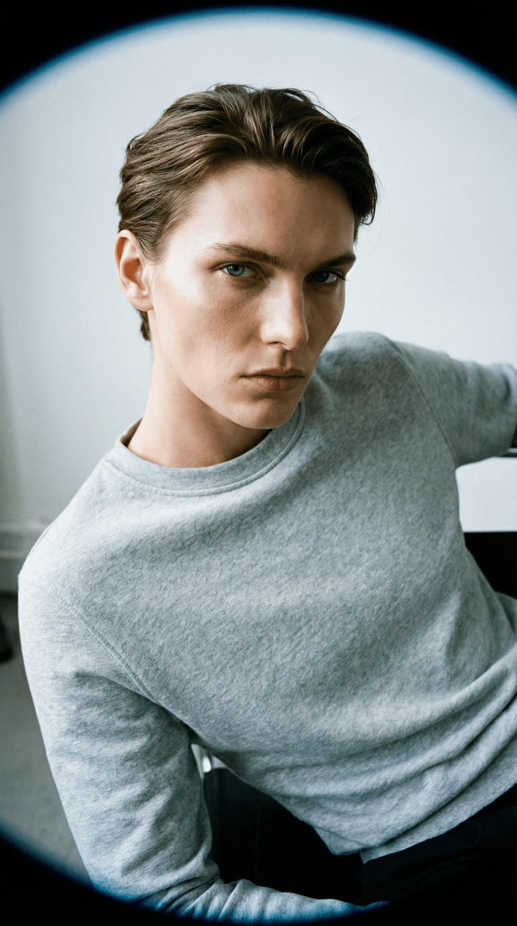 AI product shot of Classic Organic Crew Neck Jumper