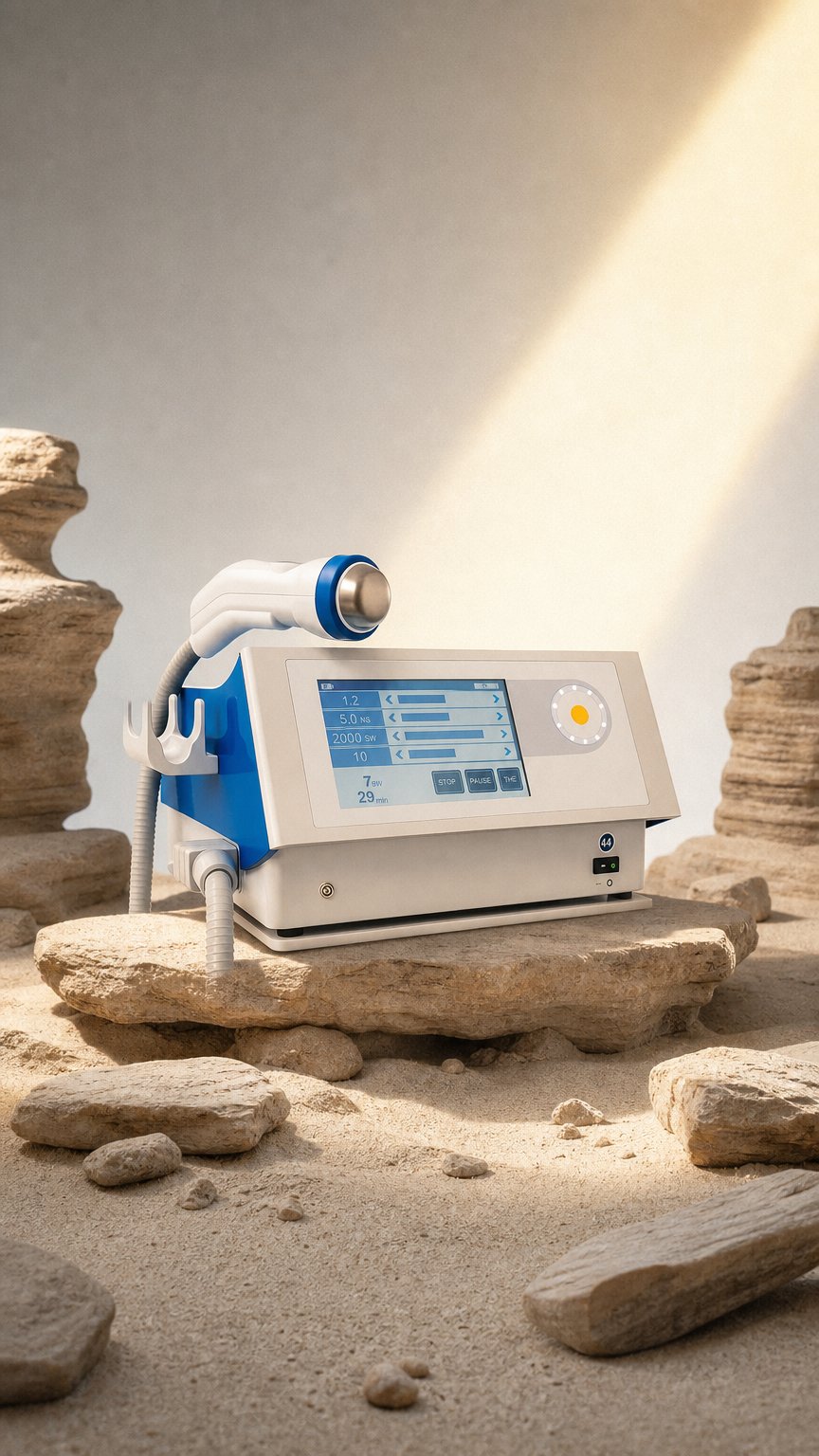 AI product shot of Webauftritt Medizintechnik