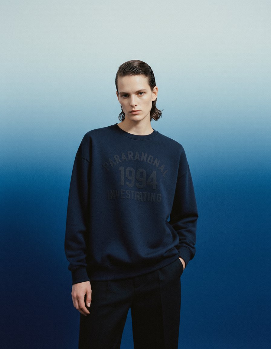 AI product shot of Felpa girocollo san francisco 1994