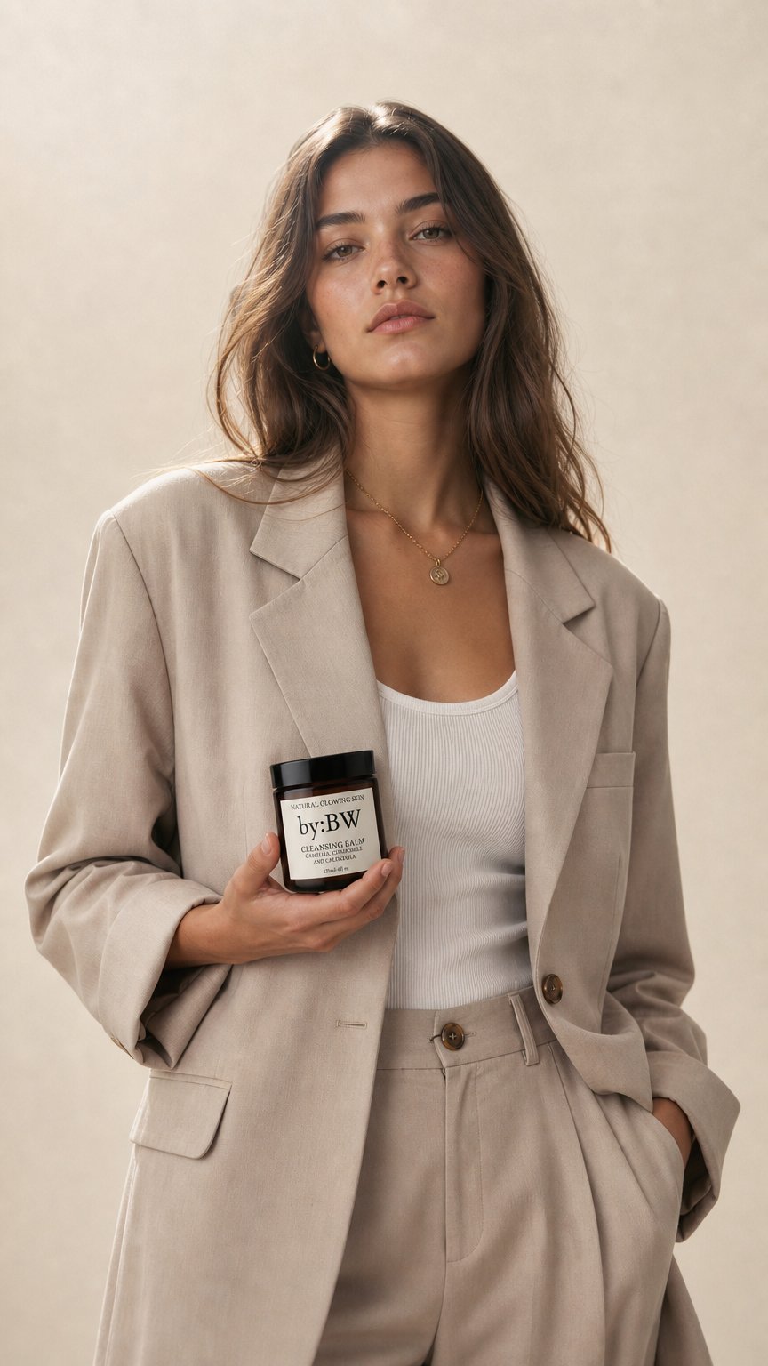 AI product shot of CLEANSING BALM