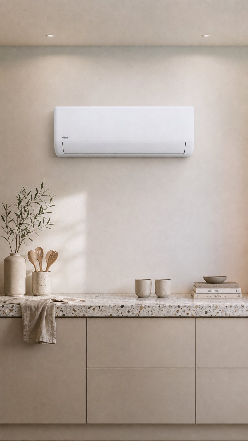 AI product shot of VIVAX R PRO design air conditioner ACP-09CH25AERI PRO R32