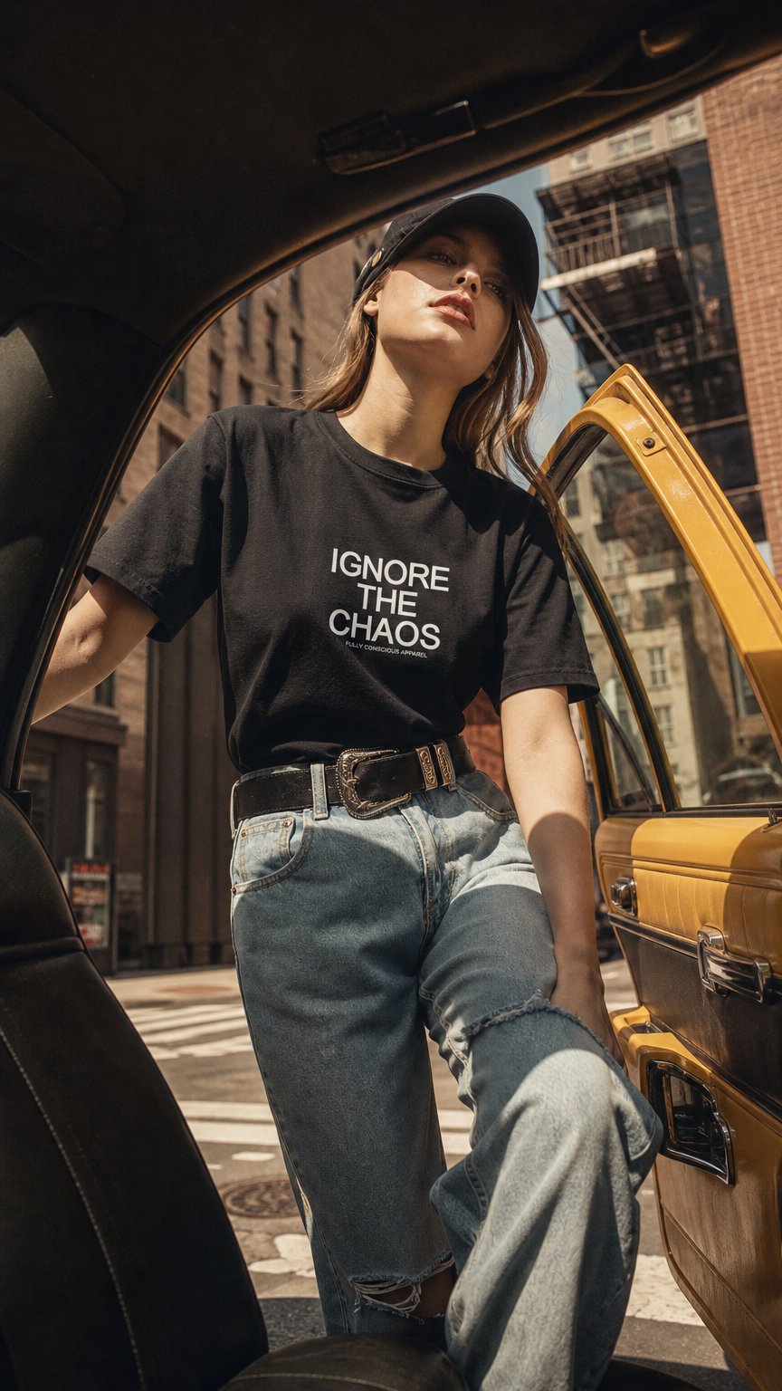 AI product shot of IGNORE THE CHAOS™