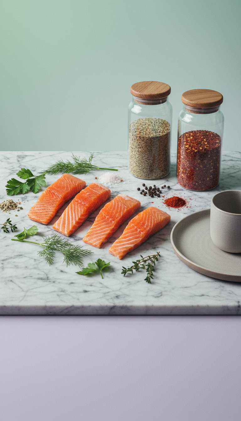 AI product shot of Faroe Island Salmon