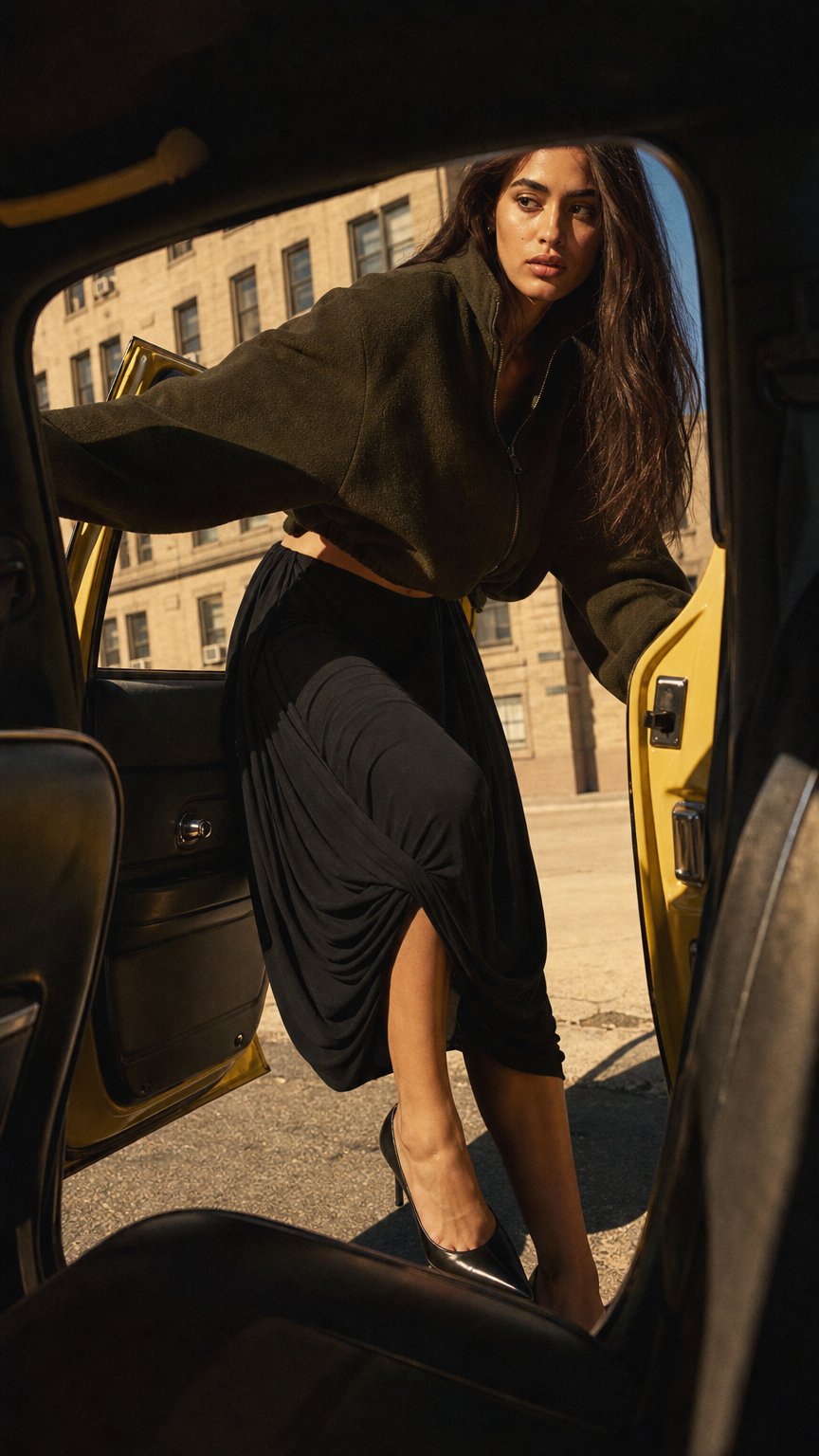 AI product shot of CINQ SKIRT