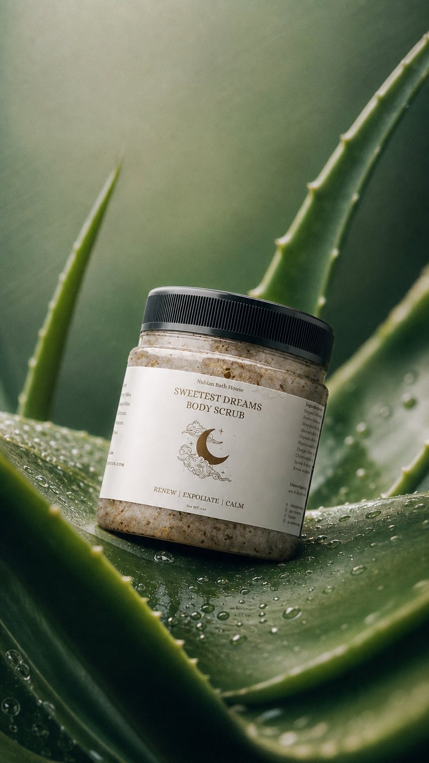 AI product shot of Sweetest Dreams Body Scrub - 8oz