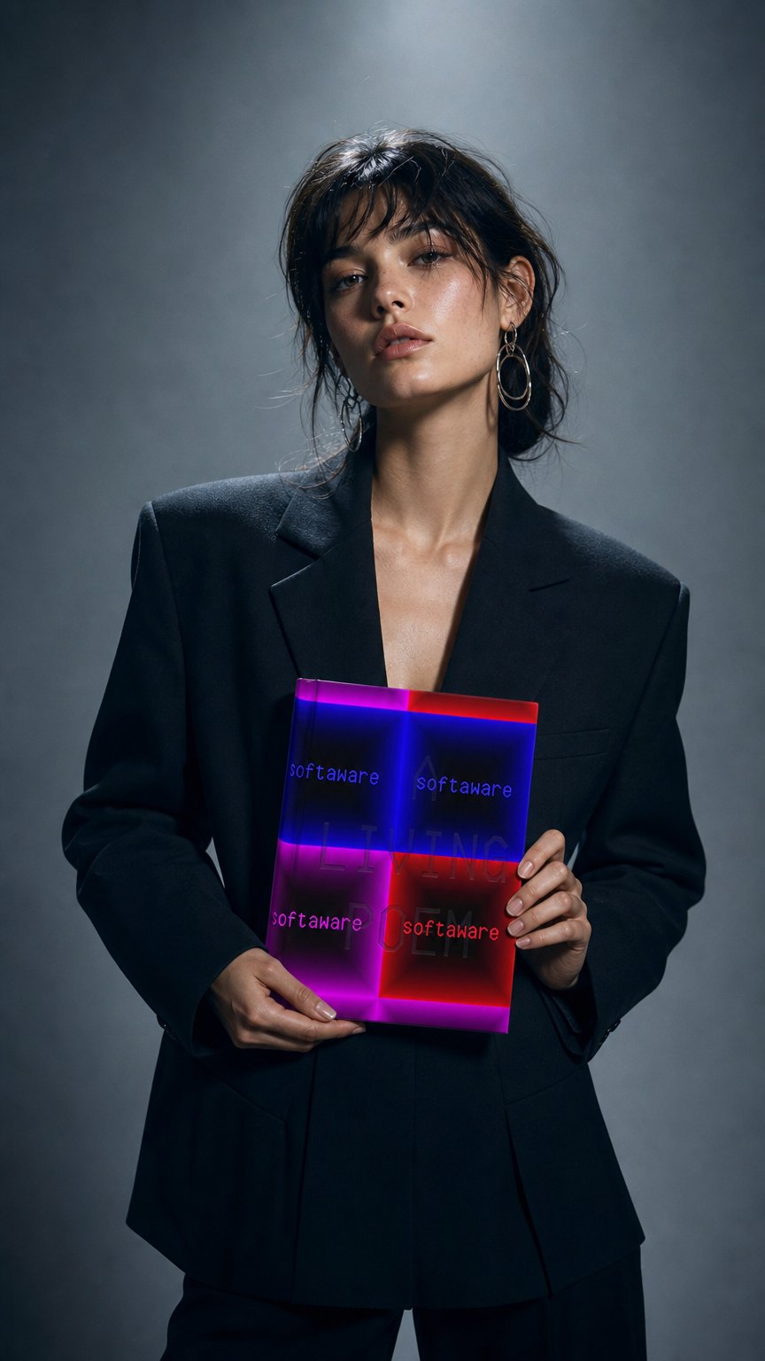 AI product shot of A LIVING POEM: THE CODEX