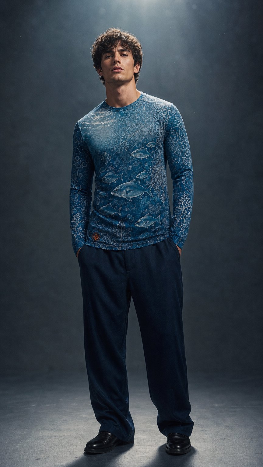 AI product shot of Bluewater Long Sleeve Shirt