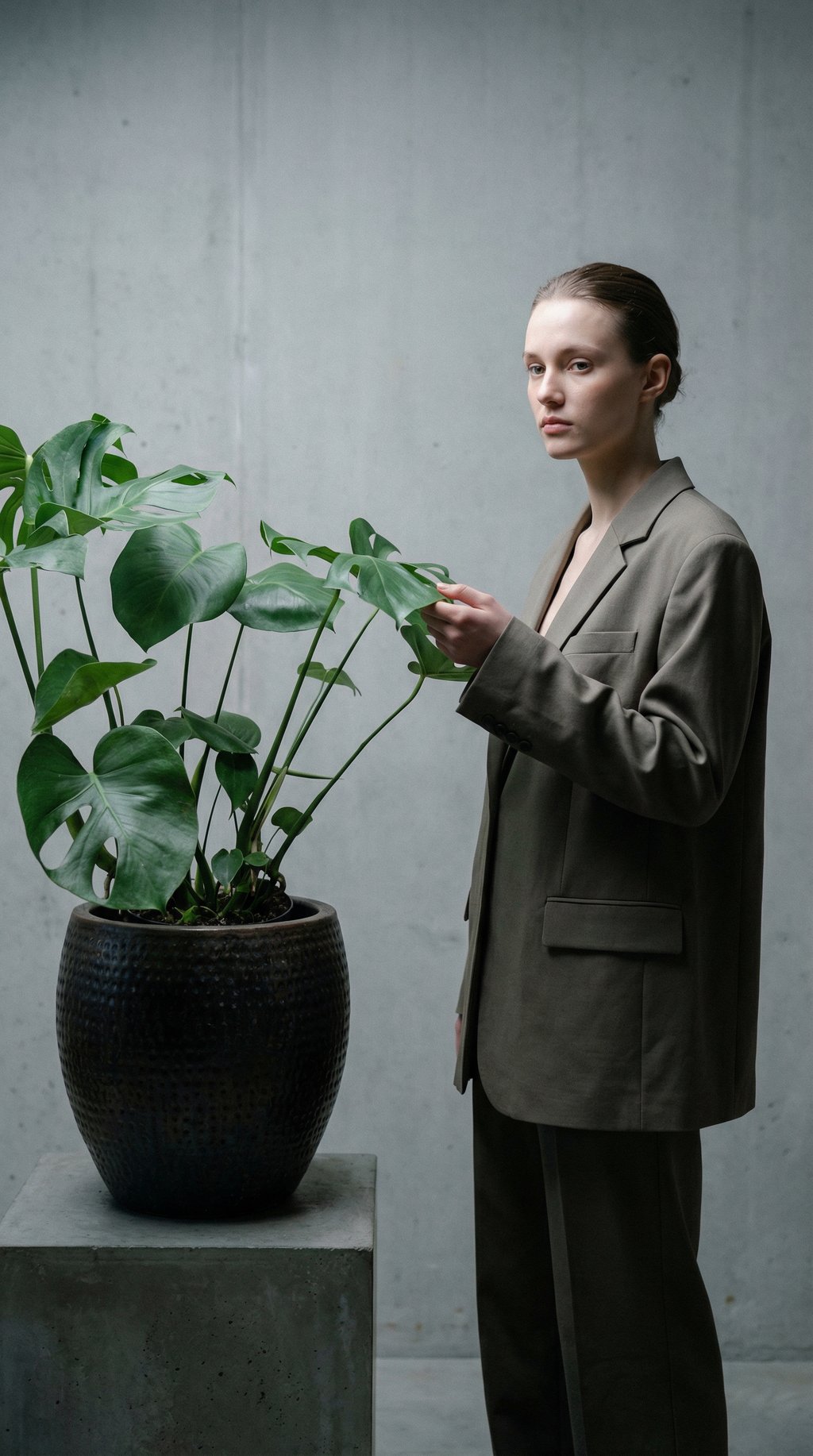 AI product shot of Monstera Deliciosa - 70 cm - 17cm