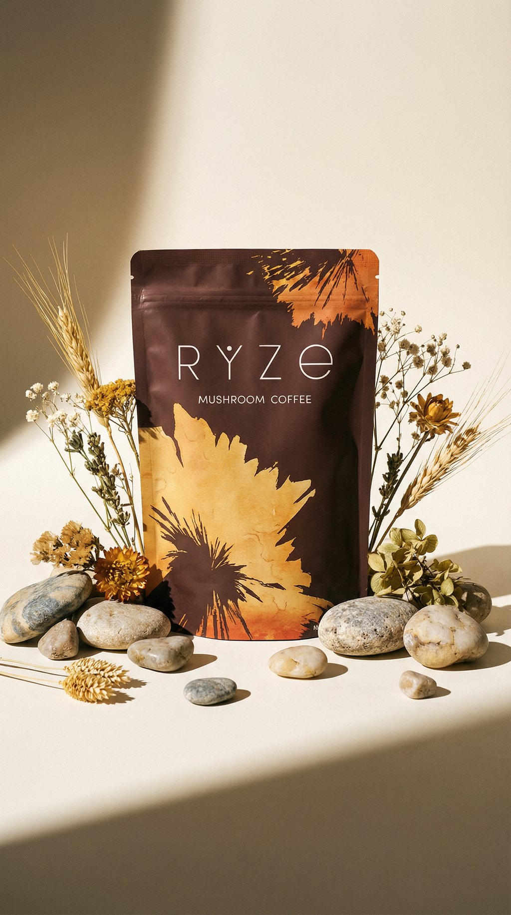 AI product shot of Mushroom Coffee