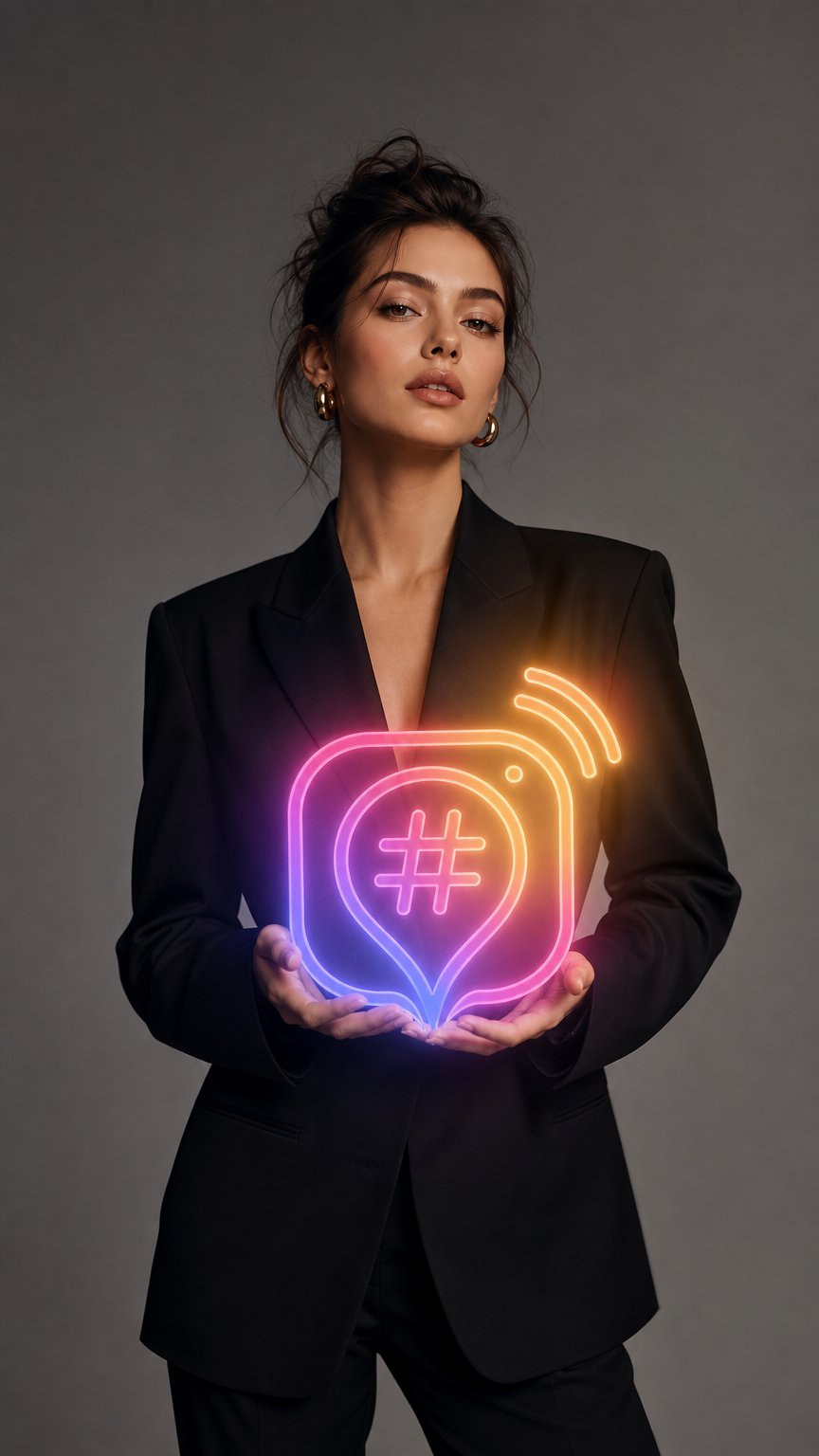 AI product shot of Best Instagram Hashtags for Sneakers Brands