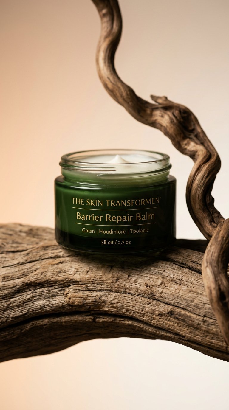 AI product shot of The Skin Transformer Barrier Repair Balm