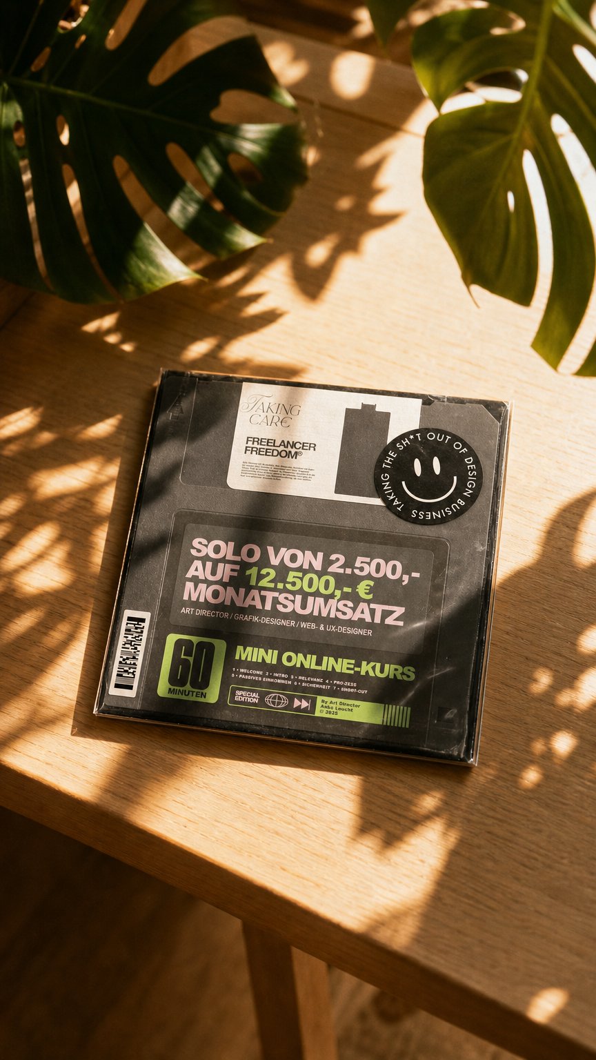 AI product shot of Solo von 2.500 auf 12.500 € Monatsumsatz [ONLINE-KURS]