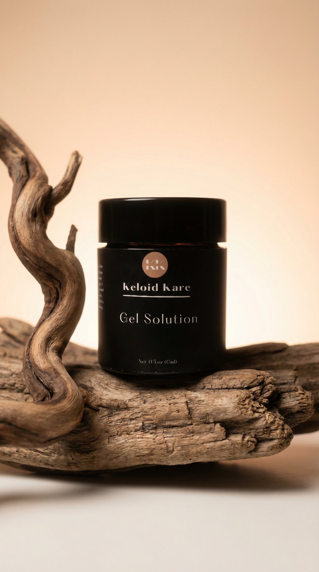 AI product shot of Keloid Kare Gel Solution