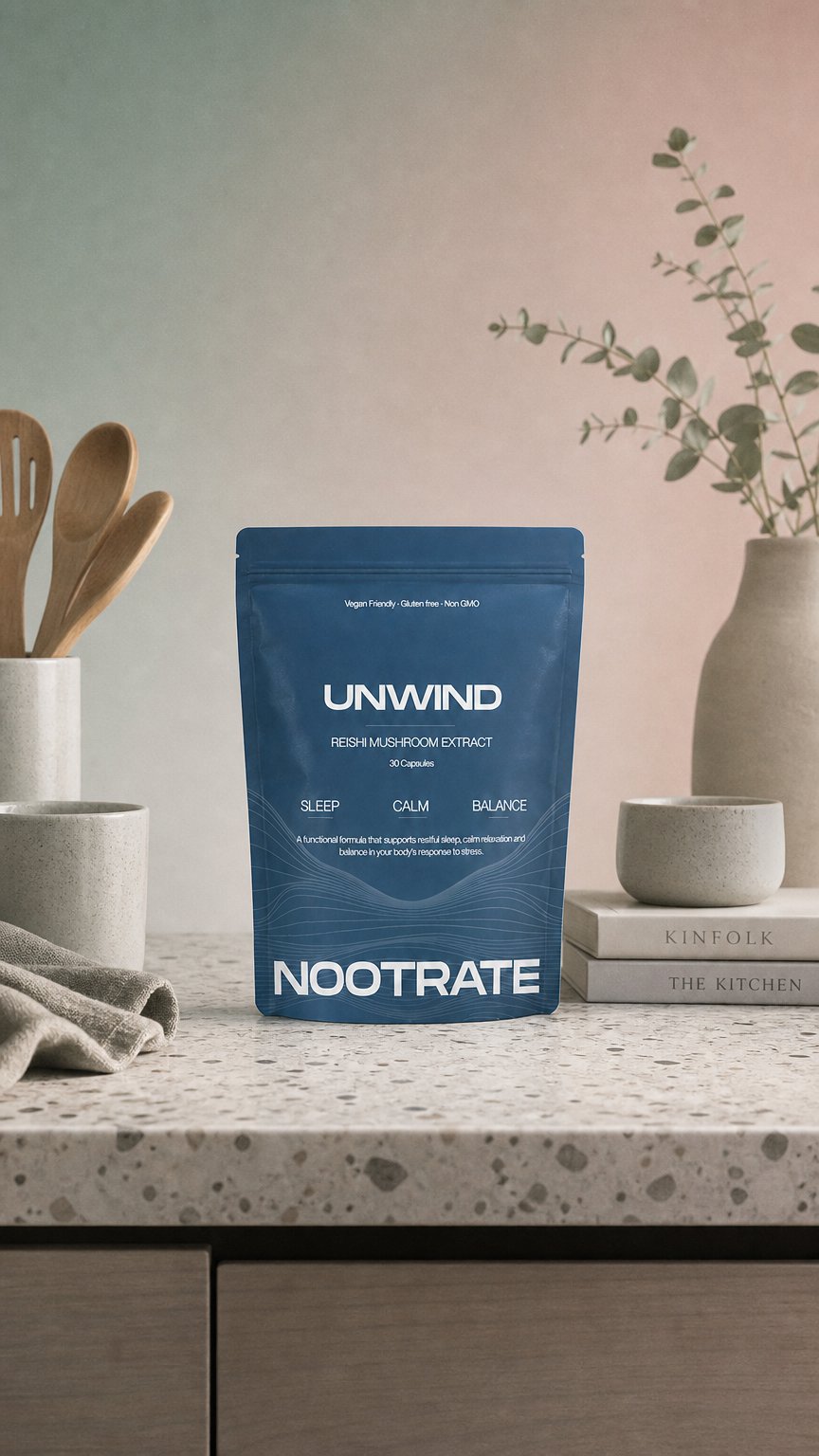 AI product shot of Unwind - Reishi