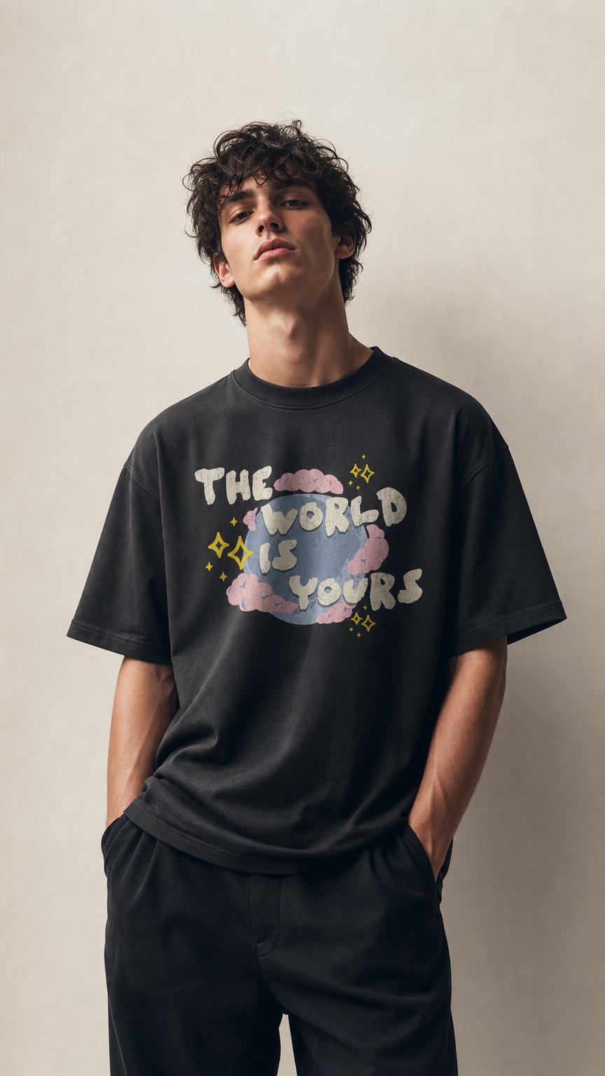 AI product shot of The World Is Yours