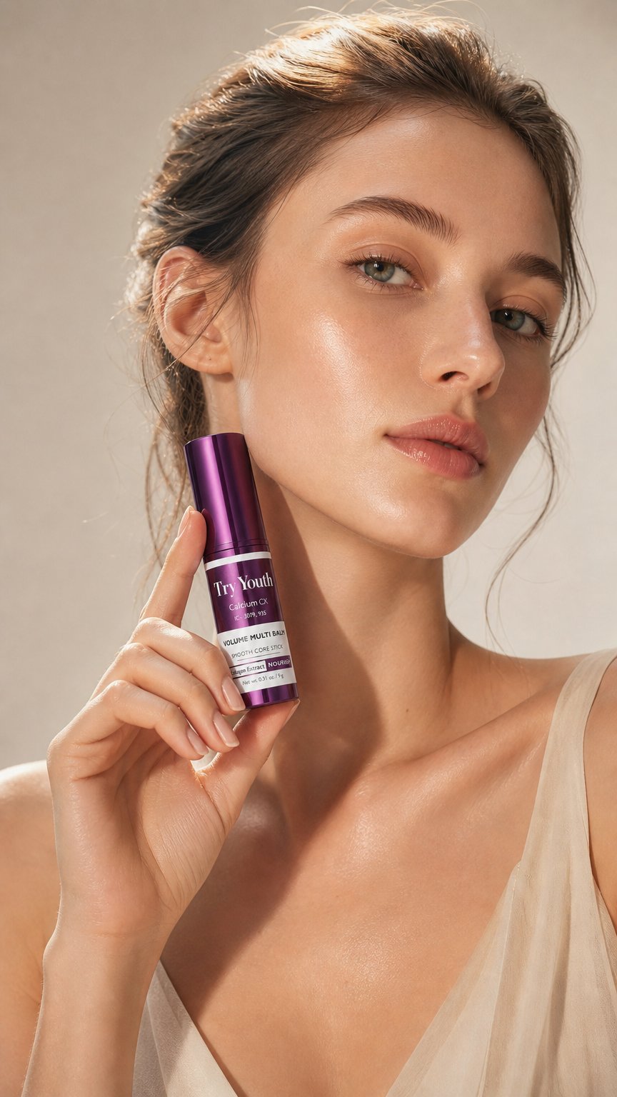 AI product shot of Try Youth Collagen Glow Stick