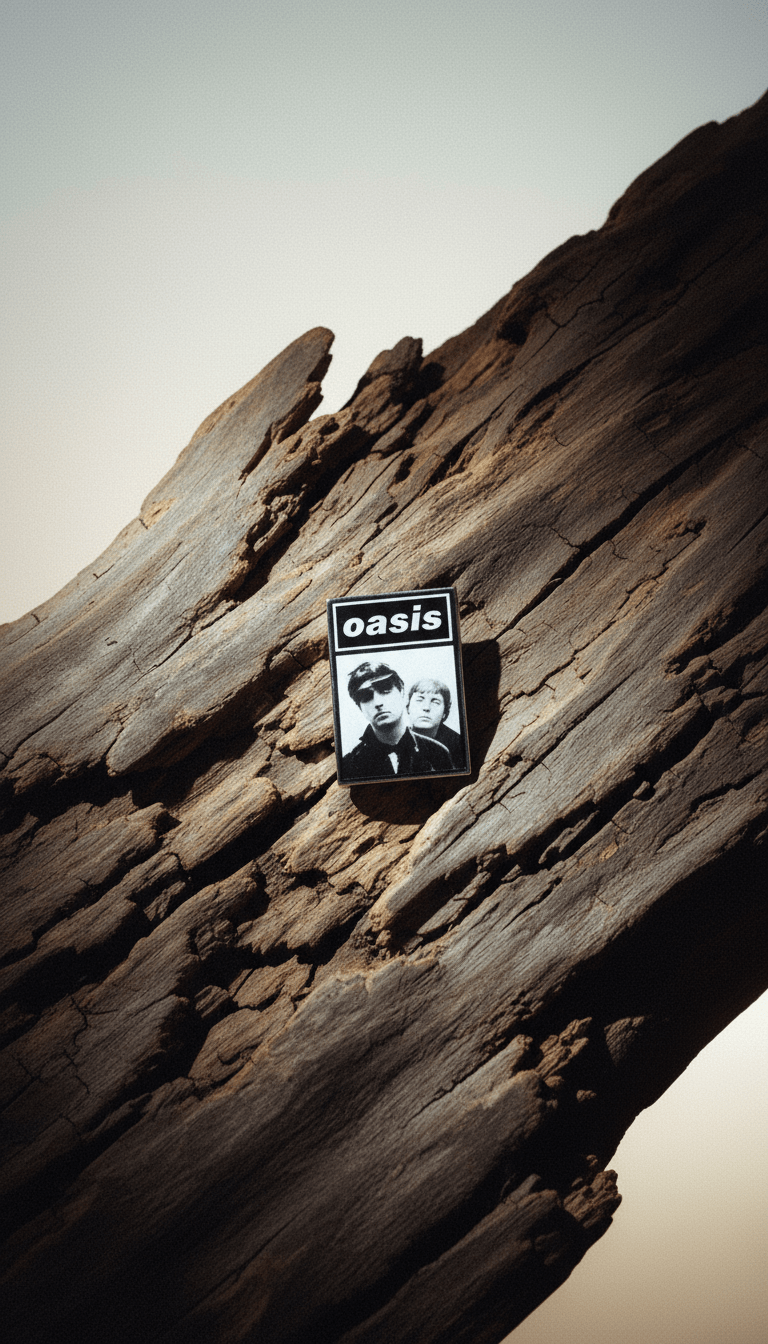 AI product shot of Oasis Limited Edition Collectable Pin Badge Set