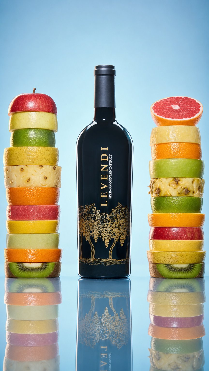 AI product shot of 2022 Spring Mountain Cabernet Sauvignon
