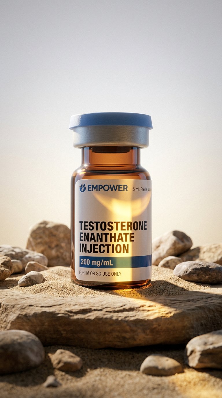 AI product shot of Testosterone Enanthate Injection