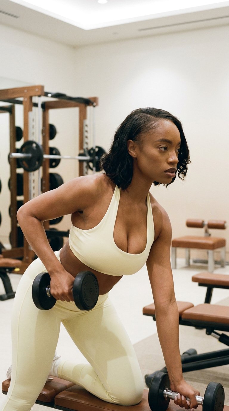 AI product shot of Flow Halter Bra