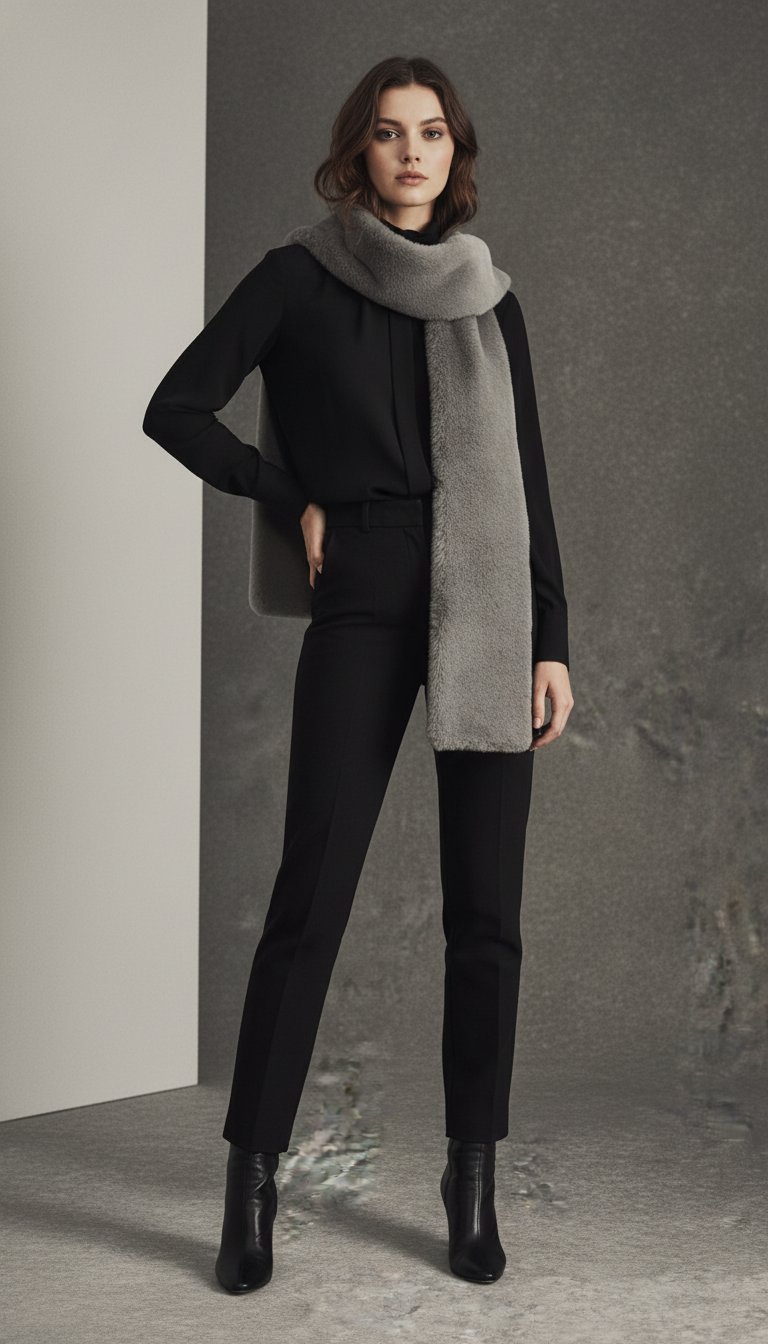 AI product shot of Scarves