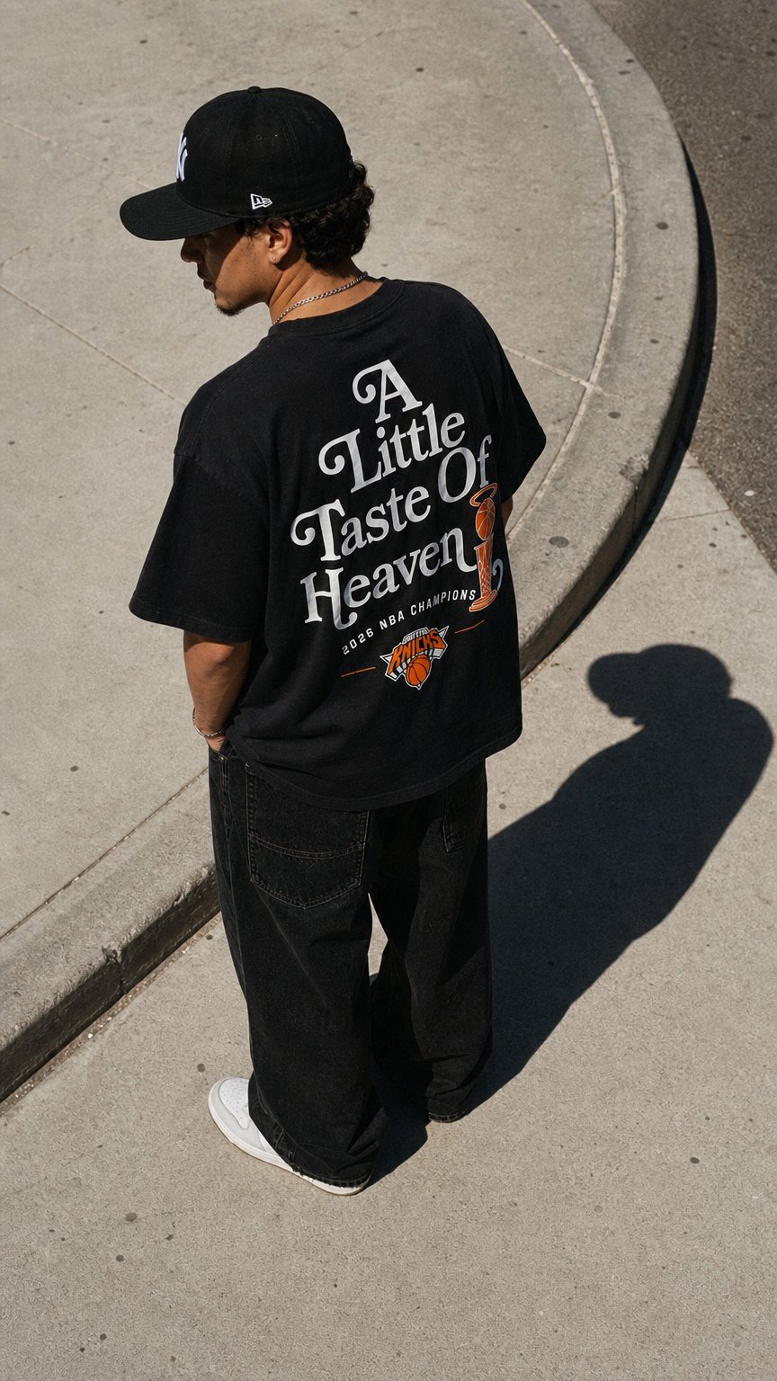 AI product shot of Taste of Heaven Vintage Tee - Black