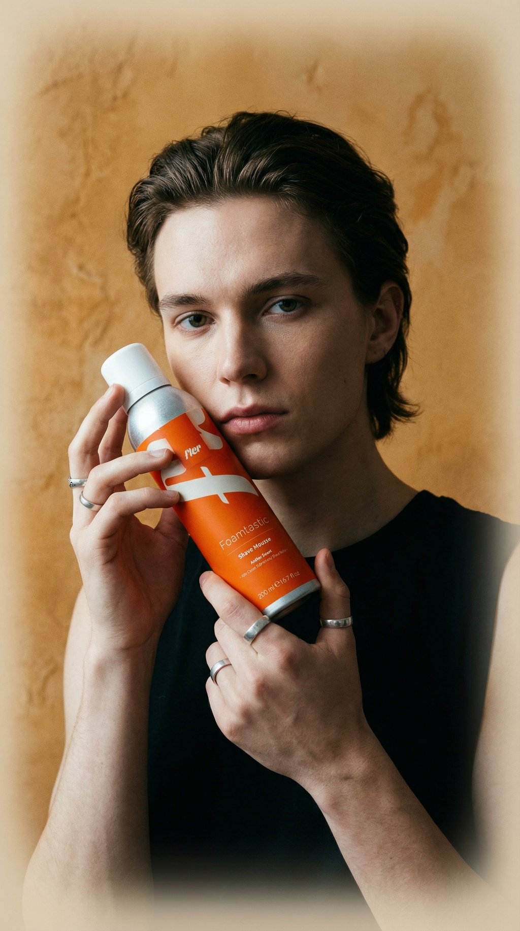 AI product shot of Foamtastic Amber