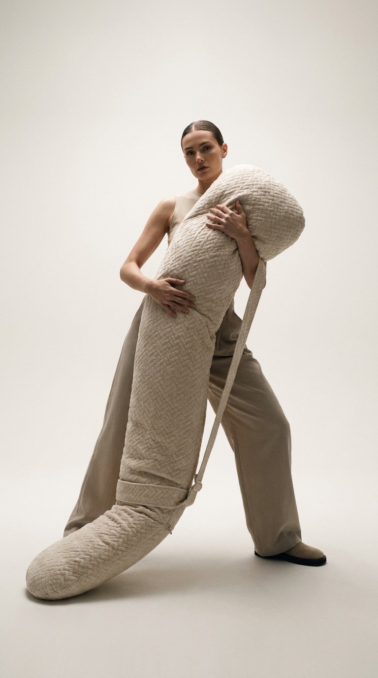 AI product shot of Nurtura U-Shape Full Body Support Pillow