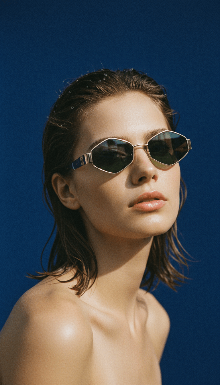 AI product shot of Harper Gold - Solaire