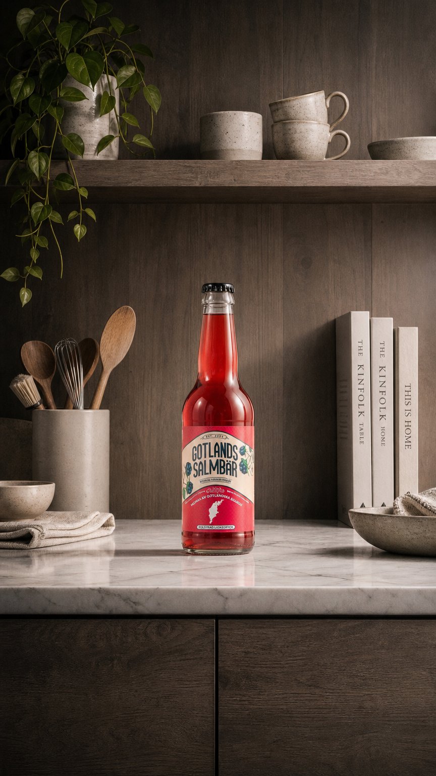 AI product shot of Gotlands Salmbär