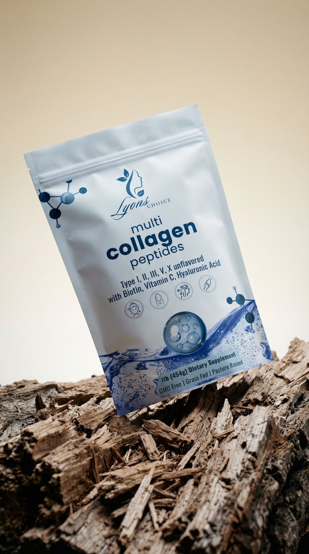 AI product shot of Collagen Multi Pepetides Powder