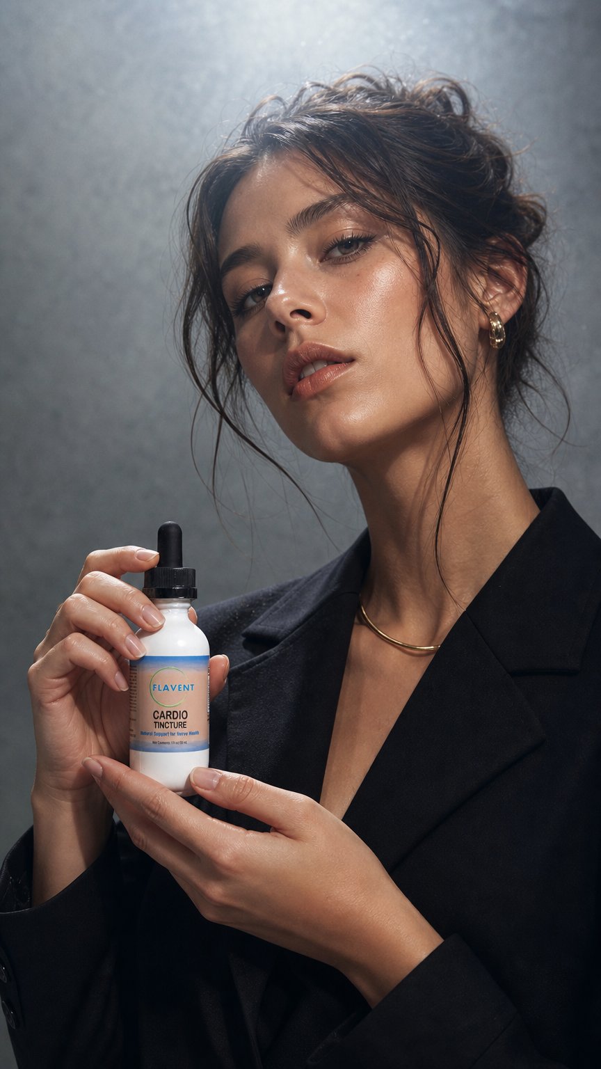AI product shot of Flavent Cardio Tincture