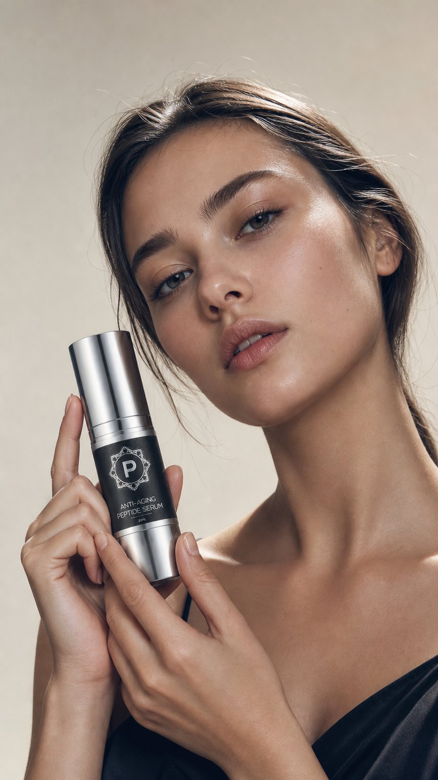AI product shot of Anti-Aging Peptide Serum