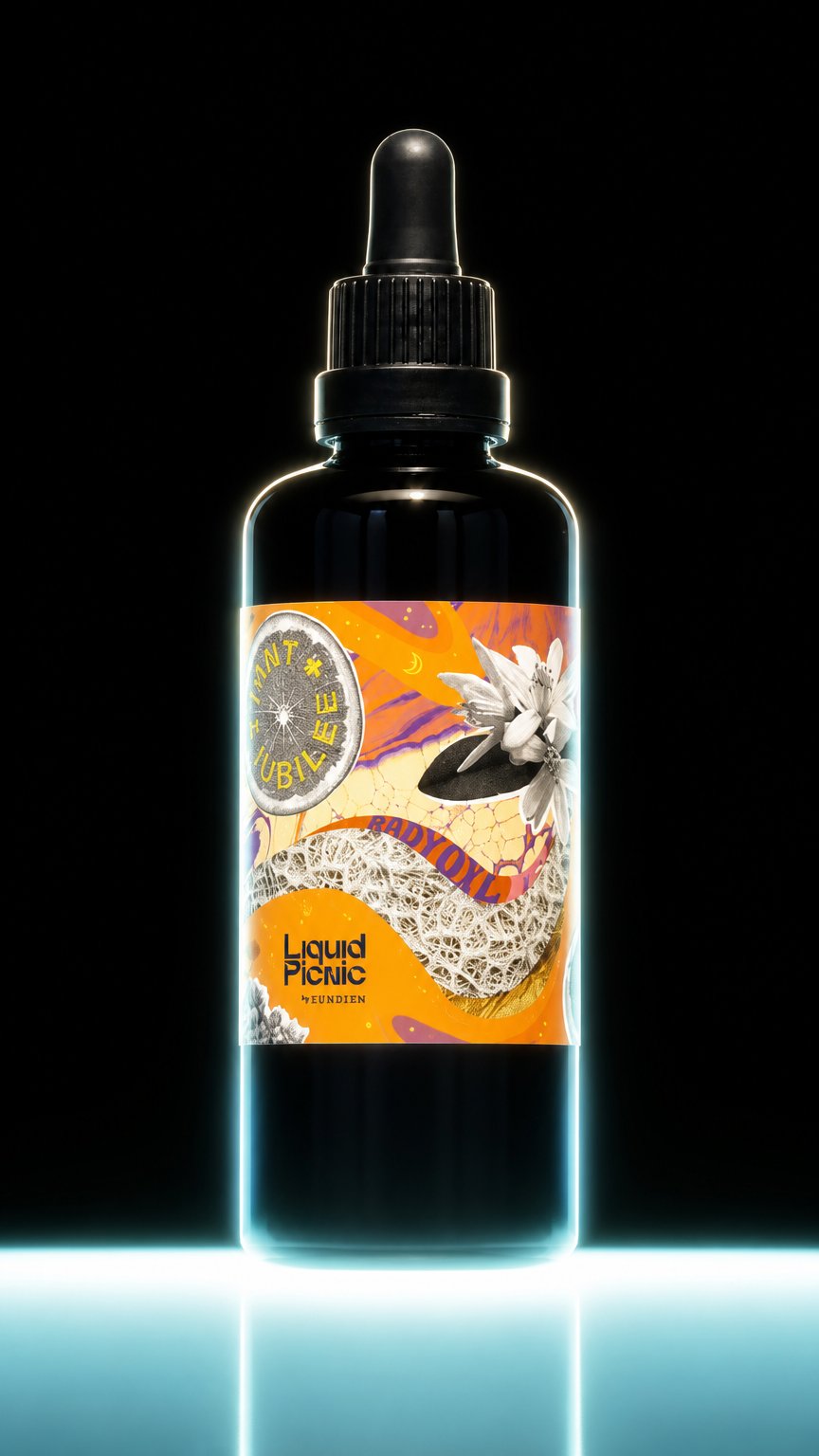 AI product shot of THE LIQUID PICNIC CIRCLE OF CARE