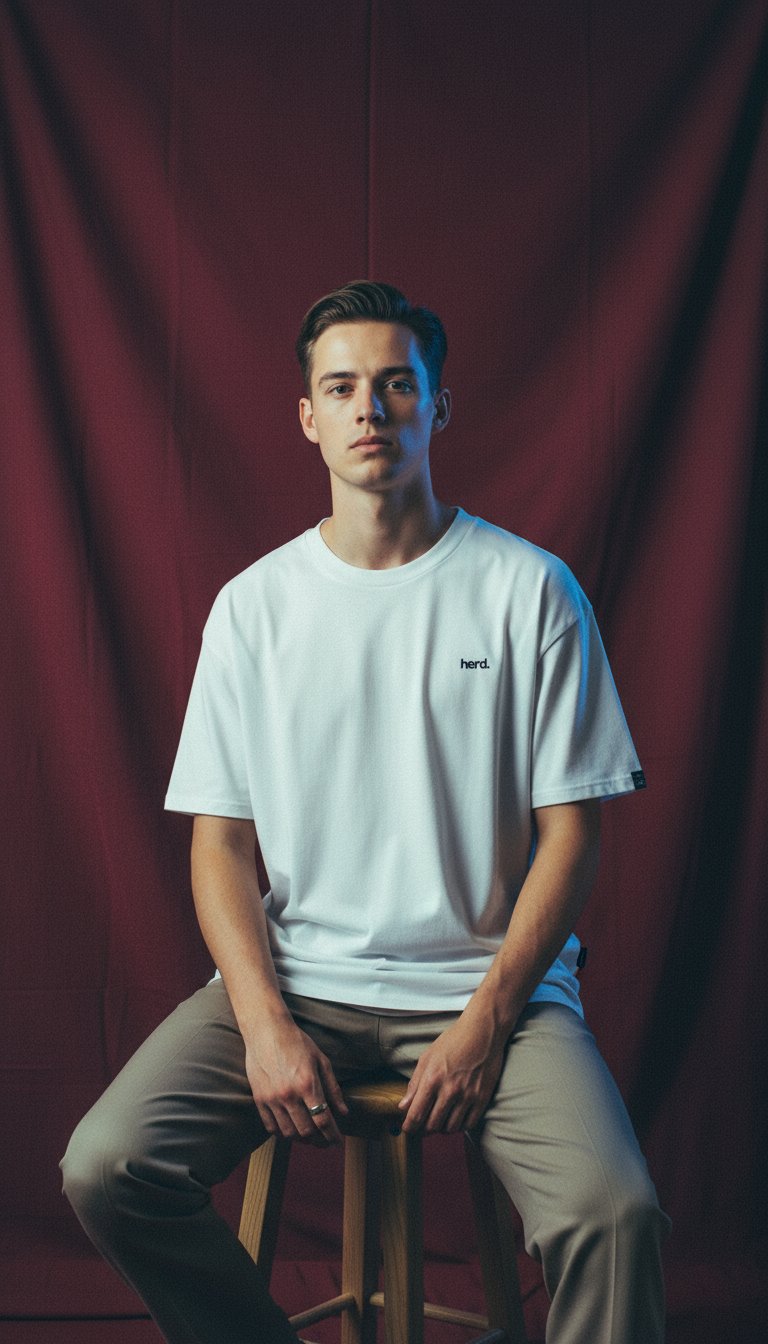 AI product shot of Herd Classic Tee