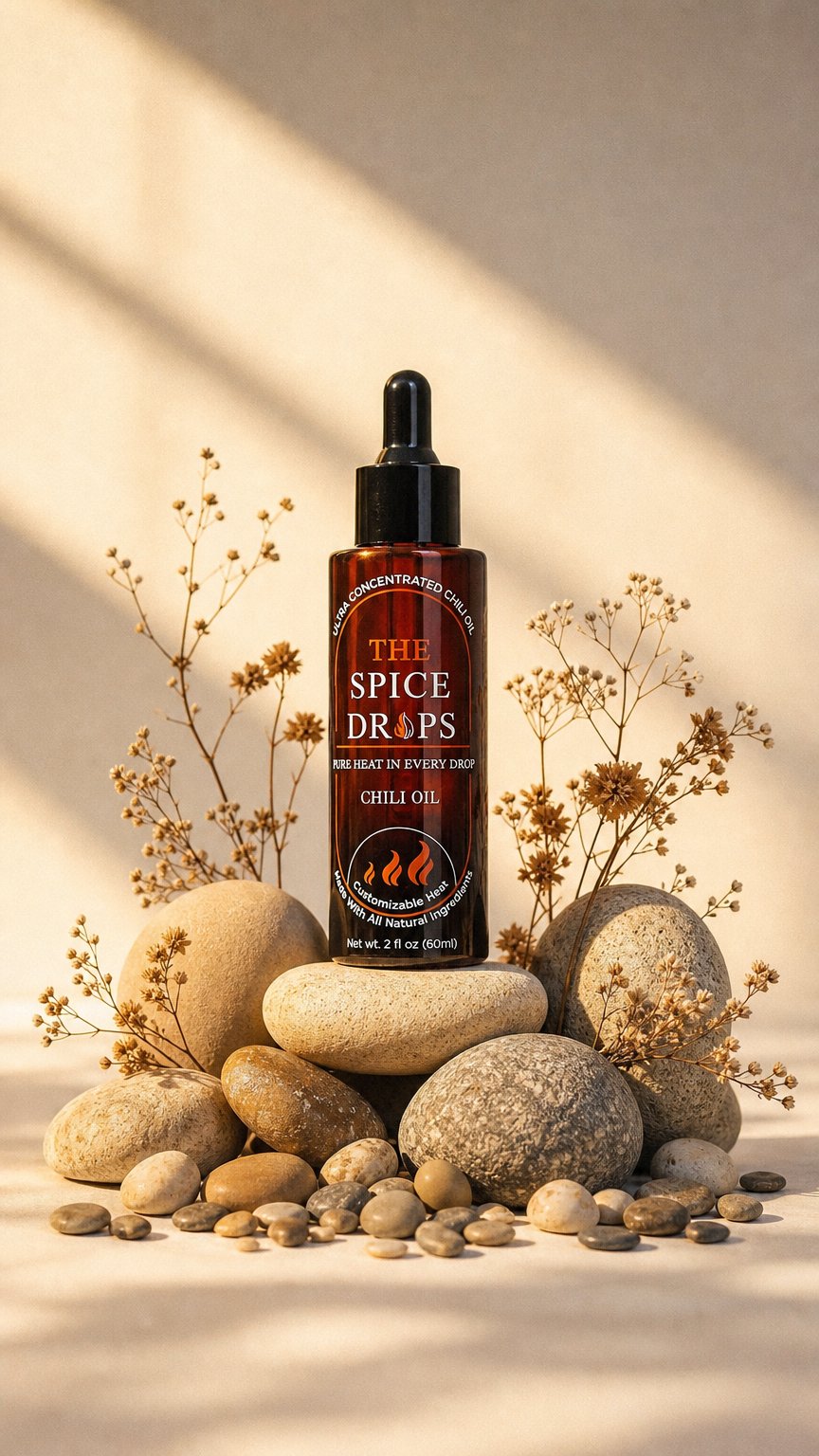 AI product shot of The Spice Drops Bundle (Travel size & home size)