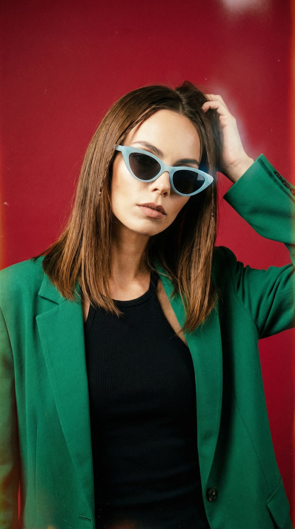 AI product shot of Eco-Friendly Sunglasses