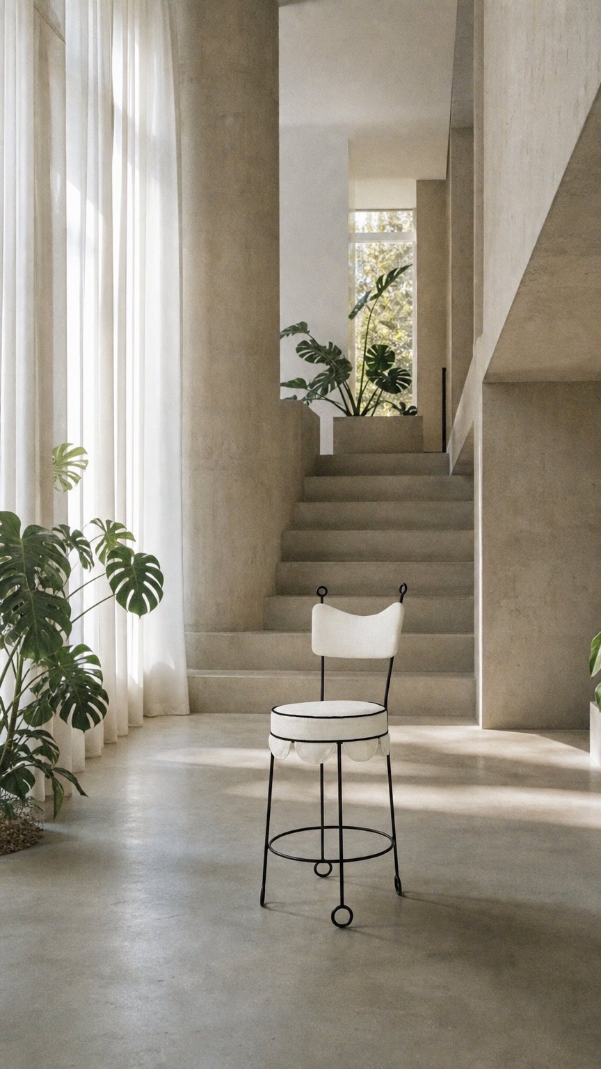 AI product shot of CE'CILE STOOL