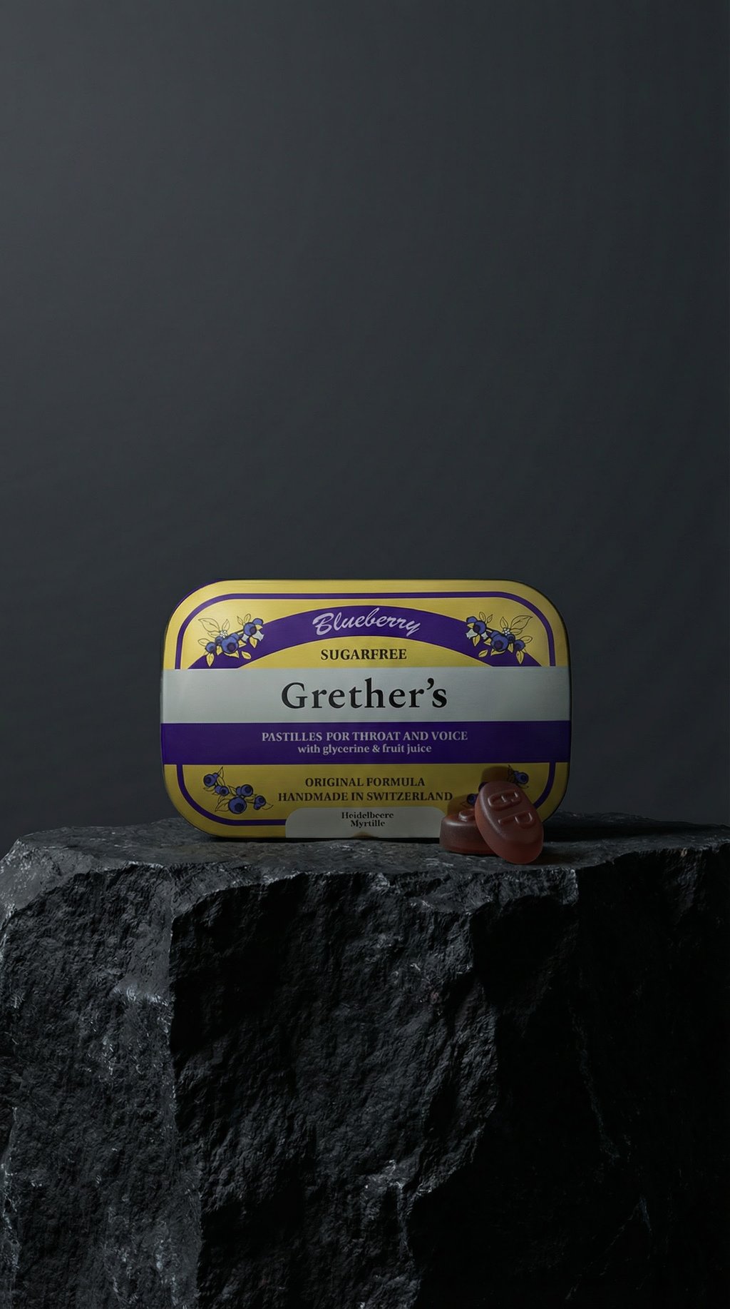 AI product shot of Sugarfree Blueberry