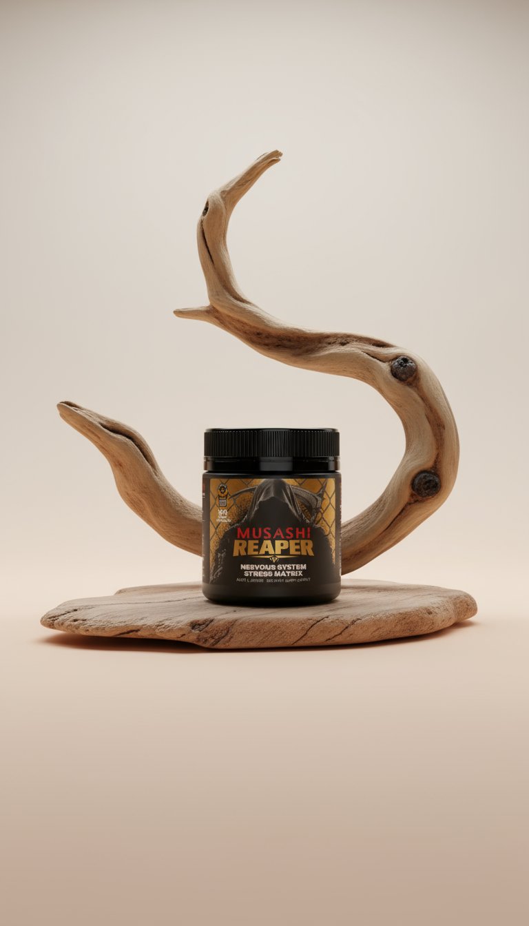 AI product shot of REAPER NERVOUS SYSTEM STRESS MATRIX 100 Capsules