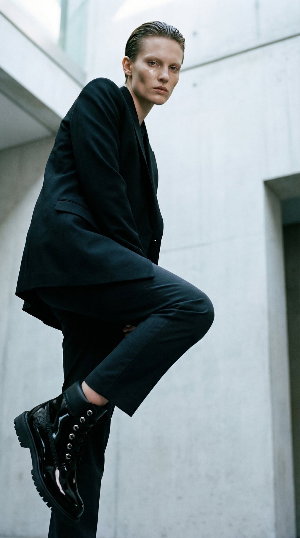AI product shot of Timberland 6 Inch Premium Black TB0A43F8EL6