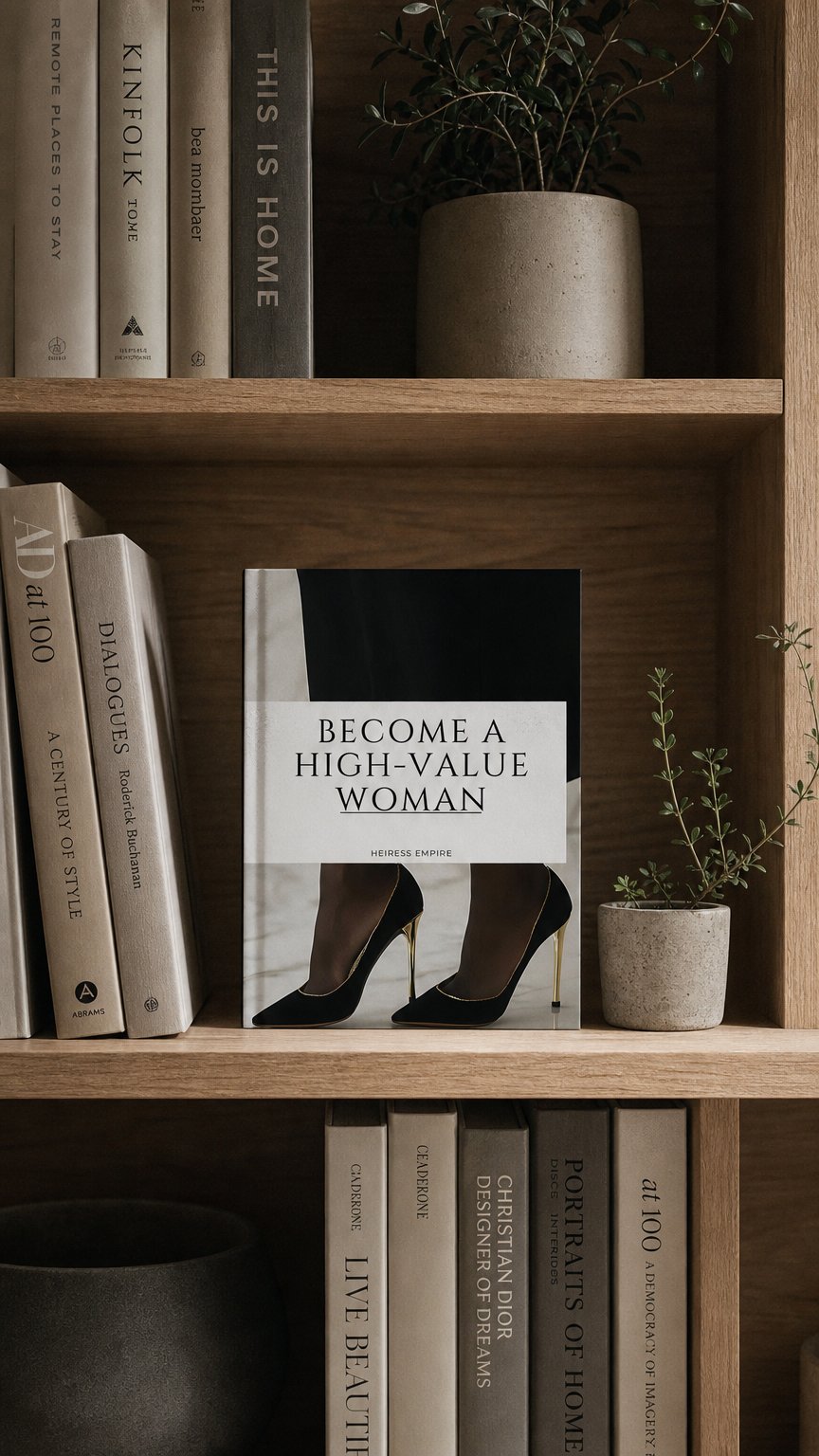 AI product shot of Become a High-Value Woman