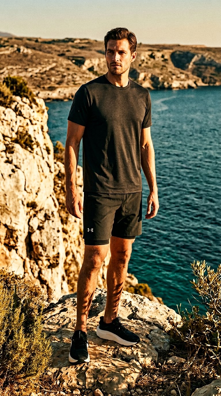 AI product shot of מכנס אנדר ארמור Under Armour 7” 2-IN-1 Shorts | גברים
