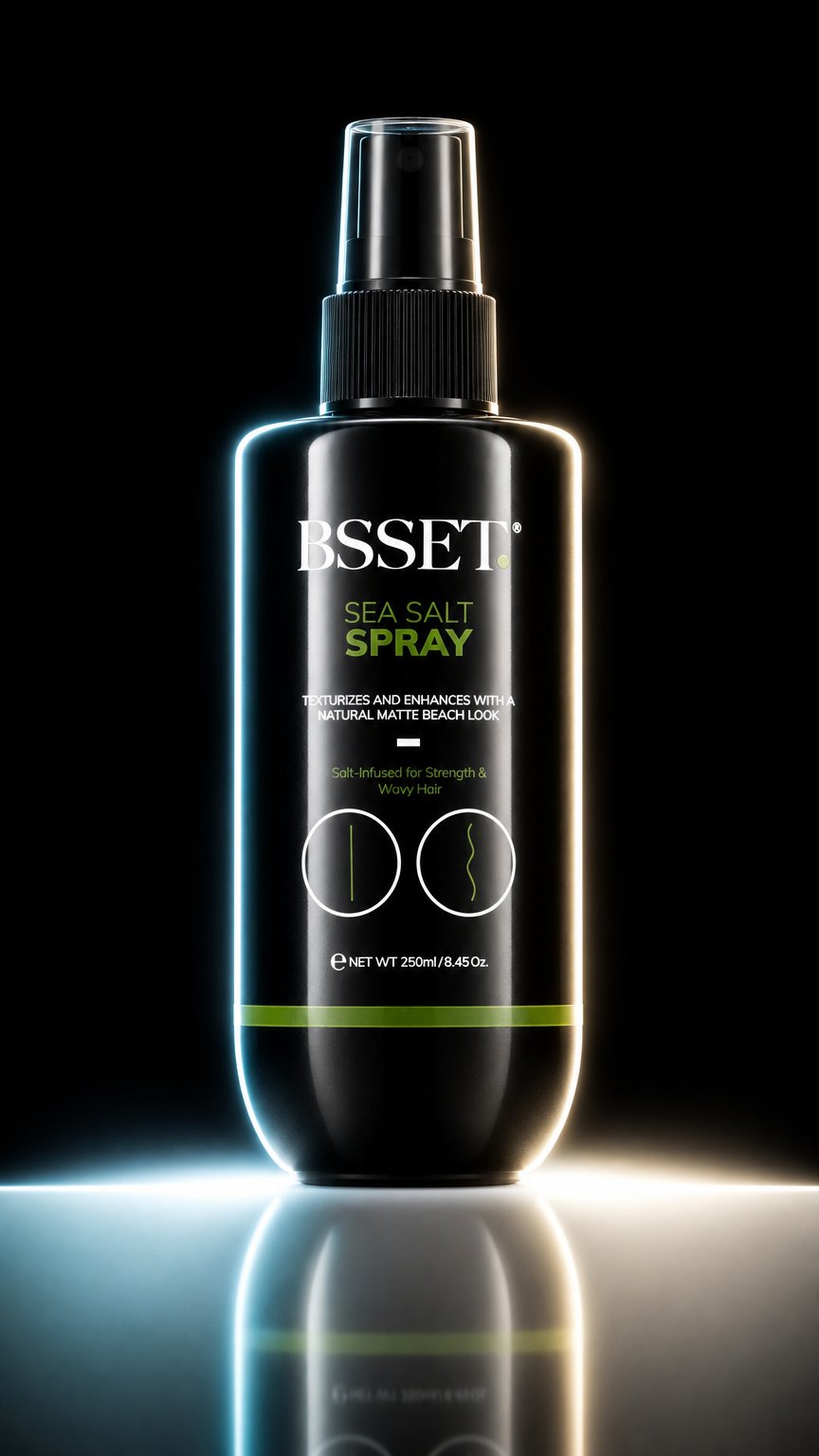 AI product shot of Bsset Hair Styling Products