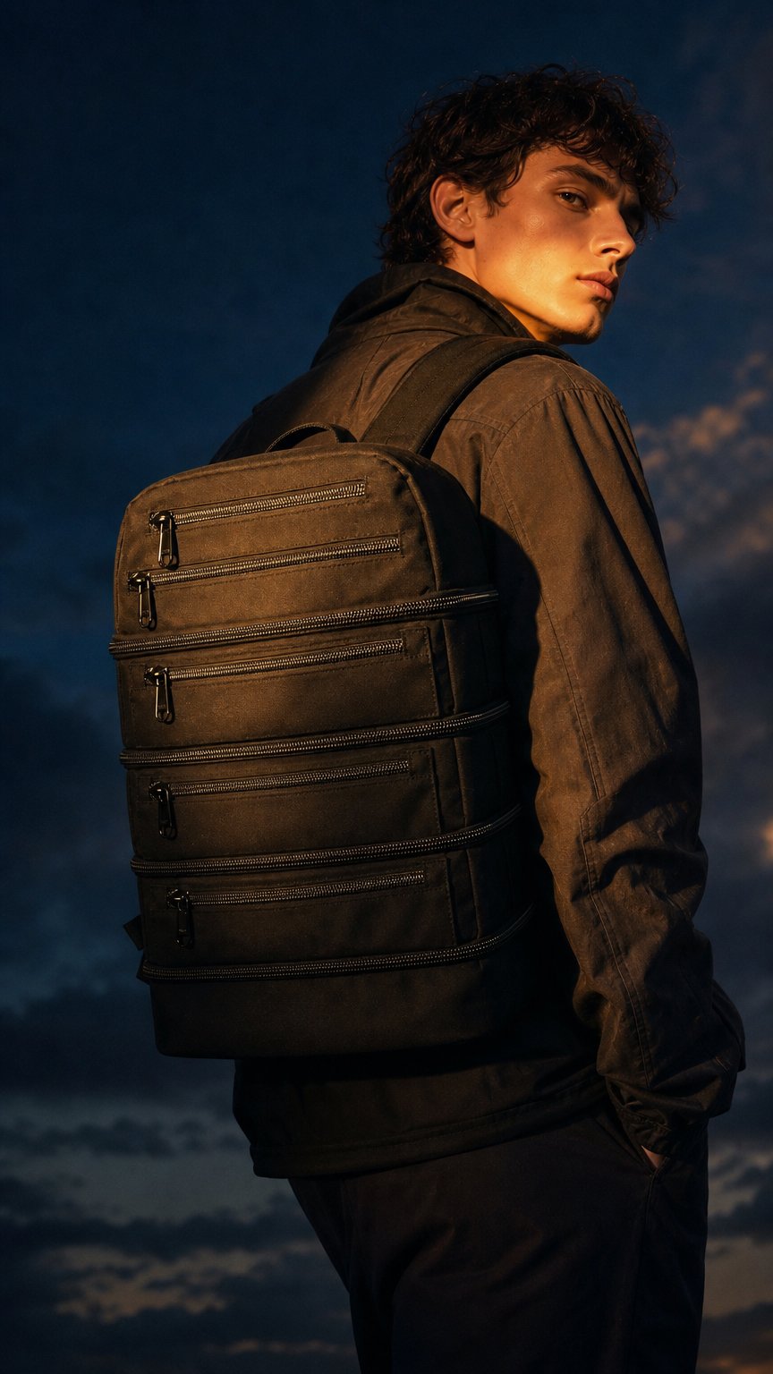 AI product shot of Remix6 'Blackout Bag'