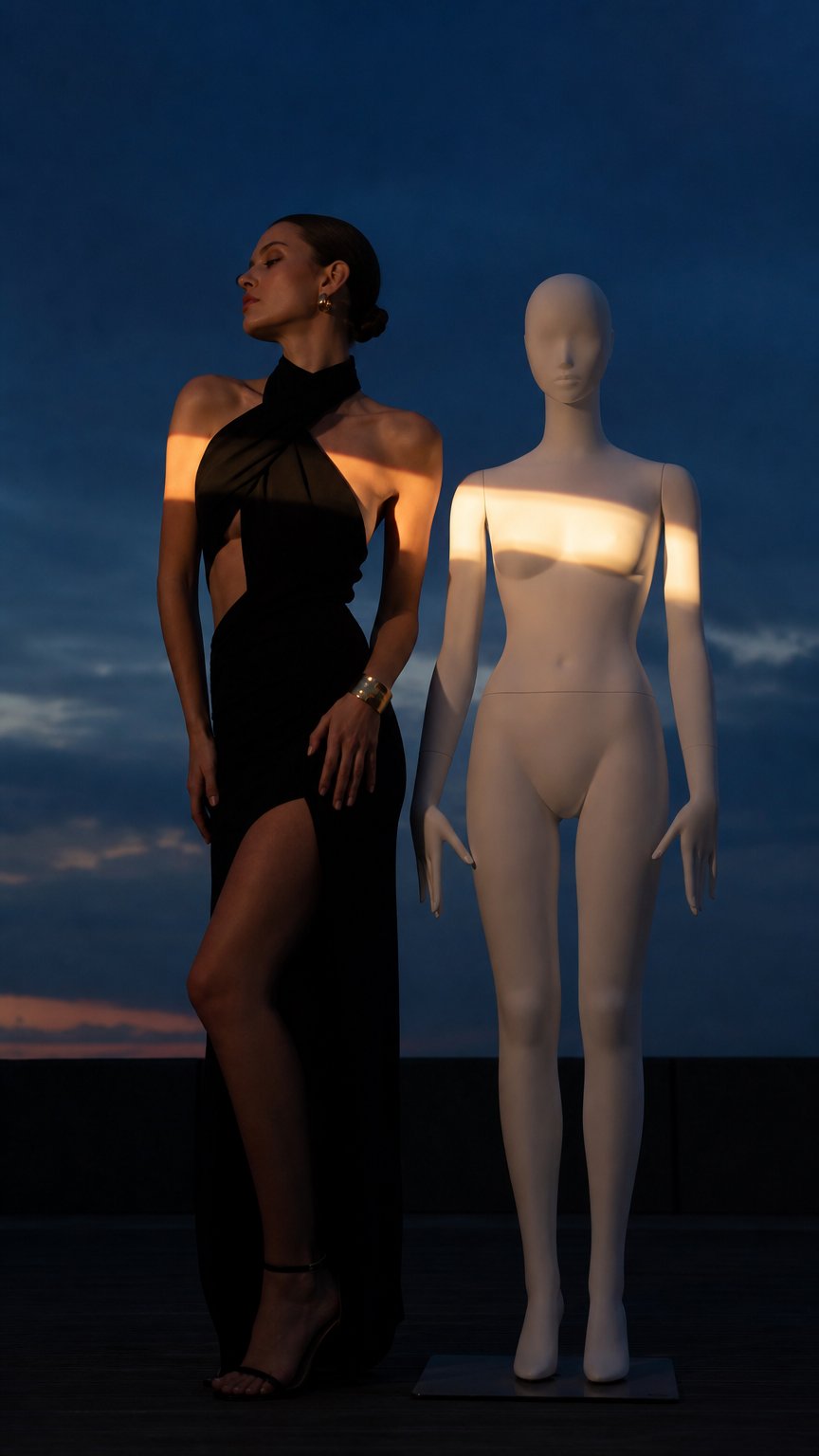 AI product shot of Women's mannequin BIT