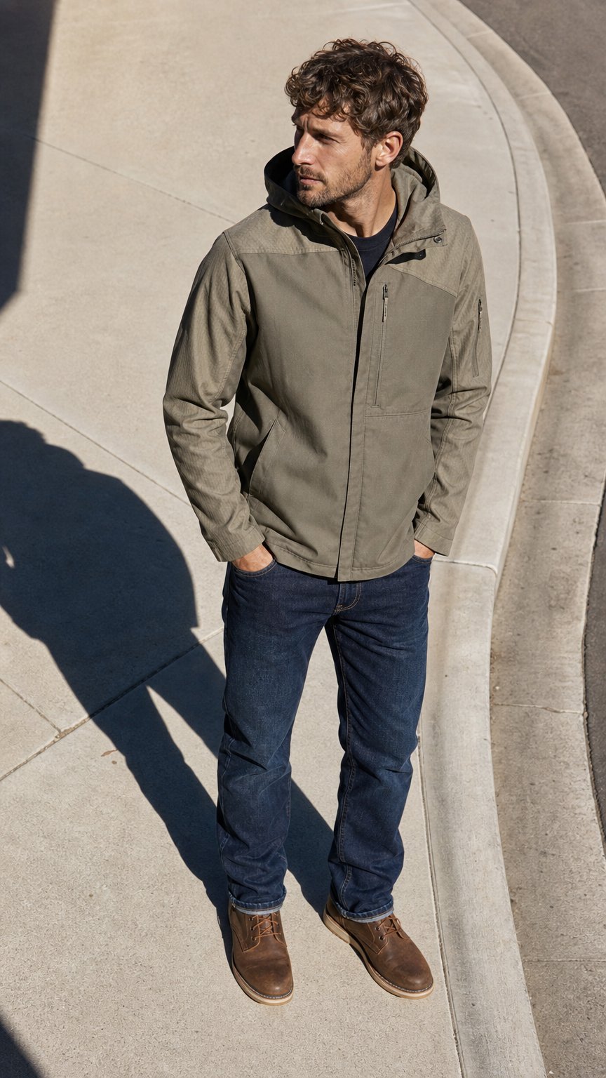 AI product shot of The Oaks Camp Jacket - Men's