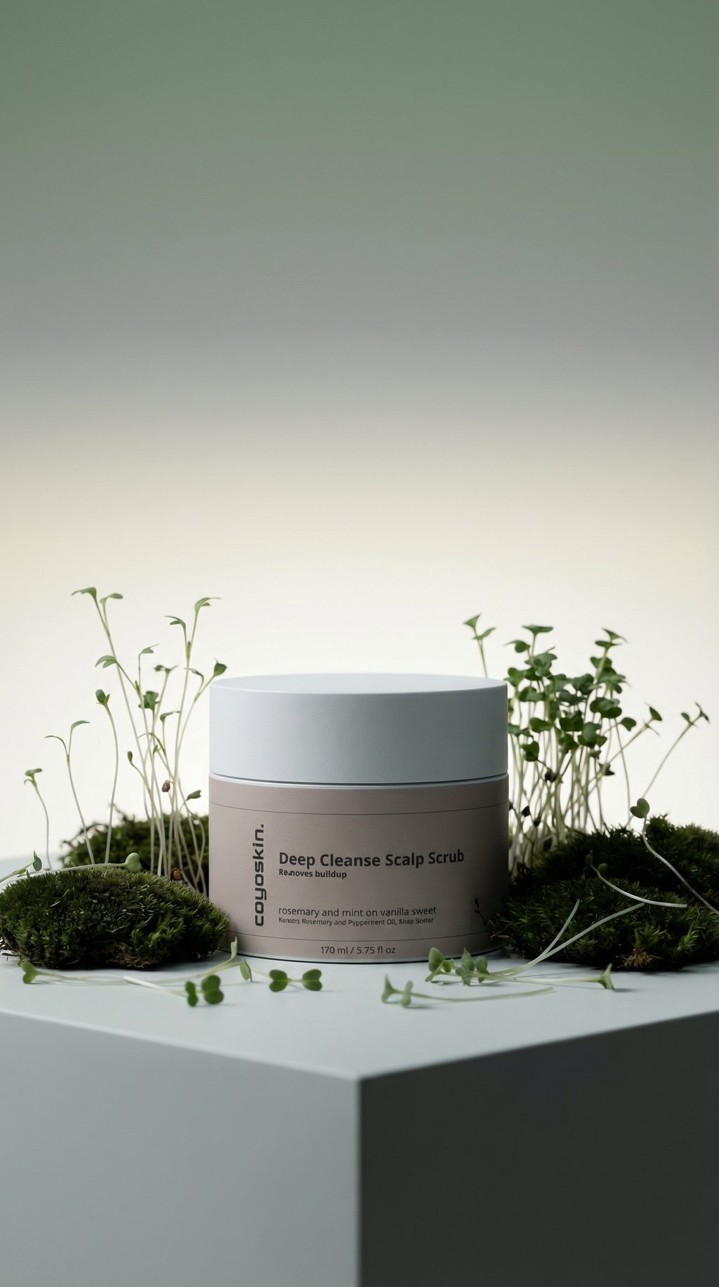 AI product shot of Deep Cleanse Scalp Scrub