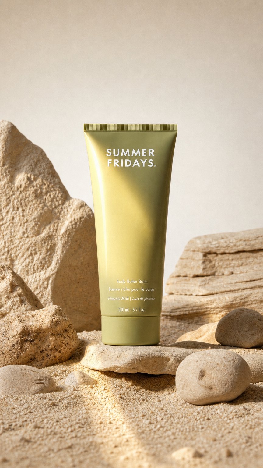 AI product shot of Body Butter Balm Pistachio